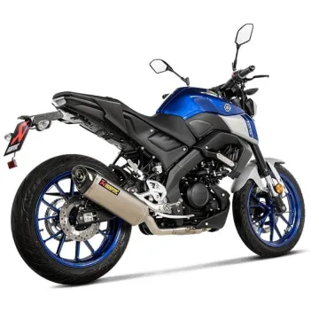 Escape completo Yamaha MT 125 2021 Akrapovic Titanio - vista 2