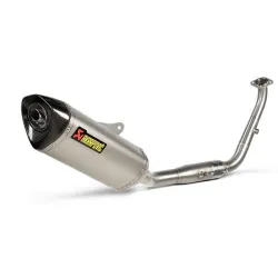 Escape completo Yamaha MT 125 2021 Akrapovic Titanio - vista 3 Escape completo Yamaha MT 125 2021 Akrapovic Titanio - vista 3