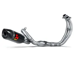 Escape completo Yamaha Tracer 700 GT 2020-2021 Akrapovic Carbono - vista 3