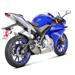 Escape completo Yamaha YZF-R 125 2014-2018 Akrapovic Titanio - vista 2