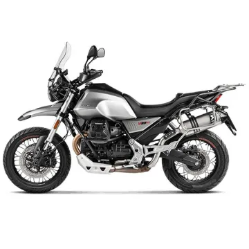 Escape Moto Guzzi V85 TT 2021 Akrapovic Titanio - vista 2