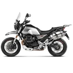 Escape Moto Guzzi V85 TT 2021 Akrapovic Titanio - vista 2