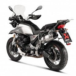 Escape Moto Guzzi V85 TT 2021 Akrapovic Titanio - vista 1