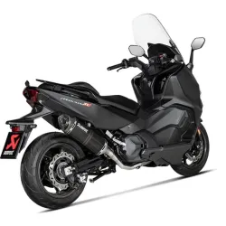 Escape completo SYM MaxSym TL 500 2020 Akrapovic Carbono - vista 3