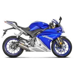 Escape completo Yamaha YZF-R 125 2014-2018 Akrapovic Titanio - vista 4