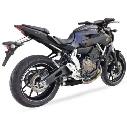Escape completo Yamaha MT07 2021-2022 IXIL Dual Hyperlow XL Black - vista 1