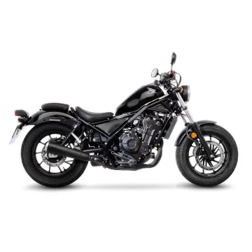 Escape Leovince Honda Rebel 300 2017-2021 Classic Racer Black - vista 1