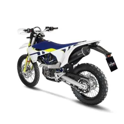 Escape Leovince Husqvarna 701 Enduro 2021-2022 Nero - vista 2 Escape Leovince Husqvarna 701 Enduro 2021-2022 Nero - vista 2
