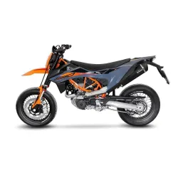 Escape completo Leovince KTM 690 Enduro R 2019-2023 Nero - vista 1