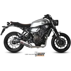 Escape completo Yamaha XSR 900 2016-2021 Oval Titanio copa Carbono - vista 1