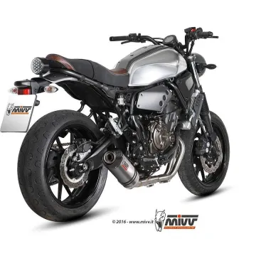 Escape completo Yamaha XSR 900 2016-2021 Oval Titanio copa Carbono - vista 2