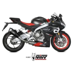 Escape completo Aprilia RS 660 2020-2021 MIVV Delta Race Black salida alta - vista 1 Escape completo Aprilia RS 660 2020-2021 MIVV Delta Race Black salida alta - vista 1