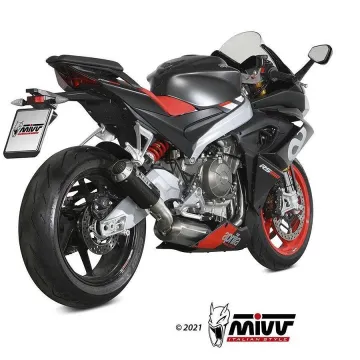 Escape completo Aprilia RS 660 2020-2021 MIVV MK3 Carbono - vista 2