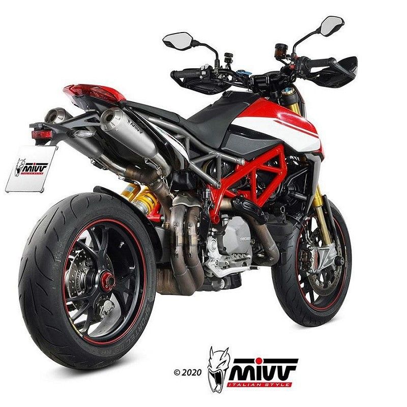 Escapes Ducati Hypermotard 950 2019-2021 MIVV X-M1 Titanio - vista 1