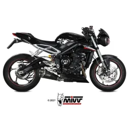 Escape Triumph Street Triple 765 2017-2021 MIVV Delta Race Black - vista 1 Escape Triumph Street Triple 765 2017-2021 MIVV Delta Race Black - vista 1