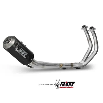 Escape completo Yamaha MT07 2021 MIVV MK3 Carbono - vista 2