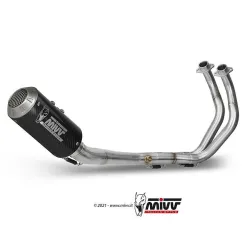Escape completo Yamaha MT07 2021 MIVV MK3 Carbono - vista 2 Escape completo Yamaha MT07 2021 MIVV MK3 Carbono - vista 2