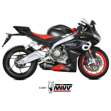 Escape completo Aprilia RS 660 2020-2021 MIVV Delta Race Black - vista 3
