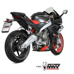 Escape completo Aprilia RS 660 2020-2021 MIVV Delta Race Black - vista 4