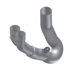 Descatalizador Ducati Hypermotard 950 2019-2021 MIVV Inox - vista 2 Descatalizador Ducati Hypermotard 950 2019-2021 MIVV Inox - vista 2