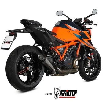 Escape KTM 1290 SuperDuke 2020-2021 MIVV X-M5 Titanio - vista 4