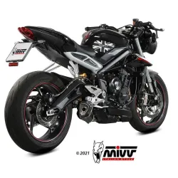 Escape Triumph Street Triple 765 2017-2021 MIVV Delta Race Black - vista 4 Escape Triumph Street Triple 765 2017-2021 MIVV Delta Race Black - vista 4