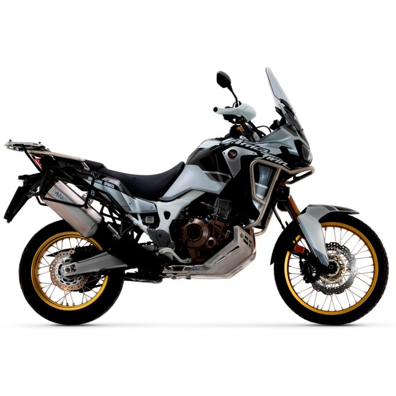 Escape Honda Africa Twin Adventure Sports 2018-2019 Arrow Sonora Titanio copa Carbono - vista 1