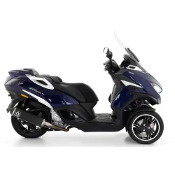 Escape Peugeot Metropolis 400 2017-2021 Arrow Urban Aluminio Dark - vista 1