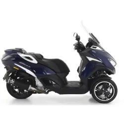 Escape Peugeot Metropolis 400 2017-2021 Arrow Urban Aluminio Dark copa Carbono - vista 1
