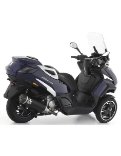 Escape Peugeot Metropolis 400 2017-2021 Arrow Urban Aluminio Dark copa Carbono - vista 1 2