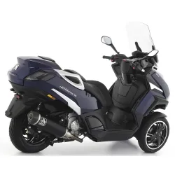 Escape Peugeot Metropolis 400 2017-2021 Arrow Urban Aluminio Dark copa Carbono - vista 2