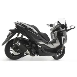 Escape Honda Forza 350 2021 Arrow Urban Aluminio Dark - vista 2