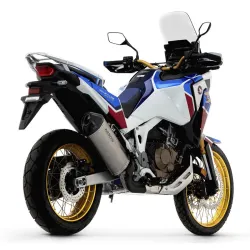 Escape Honda CRF 1100L Africa Twin 2020-2021 Arrow Sonora Titanio copa Carbono - vista 2 Escape Honda CRF 1100L Africa Twin 2020-2021 Arrow Sonora Titanio copa Carbono - vista 2