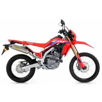 Escape Honda CRF 300 L 2021 Arrow Thunder Titanio copa Inox - vista 1