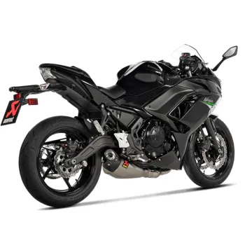 Escape Akrapovic Kawasaki Ninja 650 2021-2022 Titanio copa Carbono - vista 2