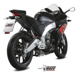 Escape Aprilia RS 125 2017-2020 MIVV Delta Race Inox  A.011.LDRX 2