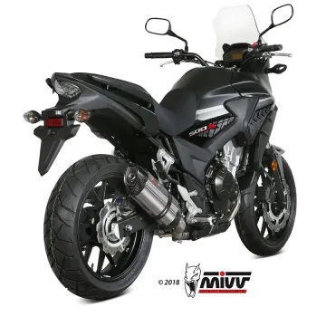 Escape MIVV Suono Inox copa Carbono para Honda CB 500 X 2017-2022 - vista 2