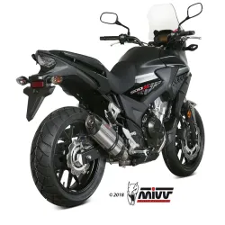 Escape MIVV Suono Inox copa Carbono para Honda CB 500 X 2017-2022 - vista 2