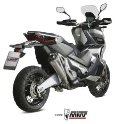 Escape MIVV Delta Race Inox copa Carbono para Honda X-ADV 2017-2021 - vista 2 Escape MIVV Delta Race Inox copa Carbono para Honda X-ADV 2017-2021 - vista 2