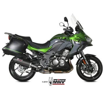 Escape MIVV Oval Carbono copa Carbono para Kawasaki Versys 1000 2019-2021 - vista 1