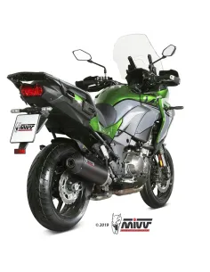 Escape MIVV Oval Carbono copa Carbono para Kawasaki Versys 1000 2019-2021 - vista 1 2