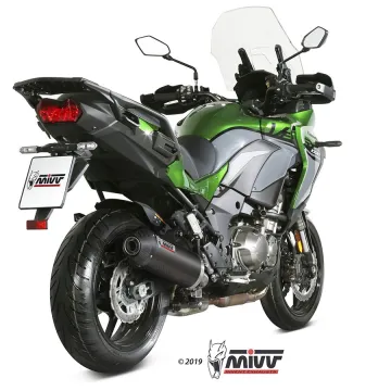 Escape MIVV Oval Carbono copa Carbono para Kawasaki Versys 1000 2019-2021 - vista 2
