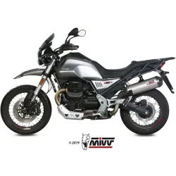 Escape MIVV Oval Titanio copa Carbono para Moto Guzzi V85 TT 2019-2021 - vista 1