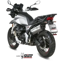 Escape MIVV Speed Edge Inox copa Carbono para Moto Guzzi V85 TT 2019-2021 - vista 2