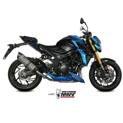 Escape MIVV Suono Inox copa Carbono para Suzuki GSX-S 750 2017-2021 - vista 1 Escape MIVV Suono Inox copa Carbono para Suzuki GSX-S 750 2017-2021 - vista 1