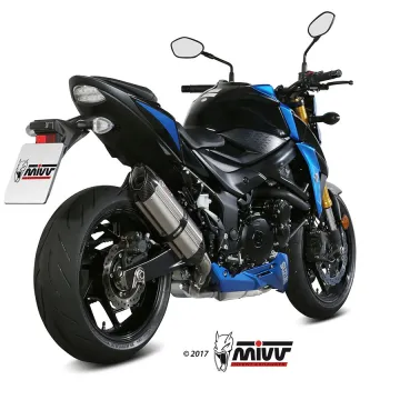 Escape MIVV Suono Inox copa Carbono para Suzuki GSX-S 750 2017-2021 - vista 2
