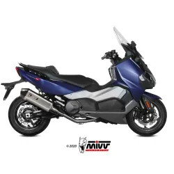 Escape completo MIVV Speed Edge Inox copa Carbono para SYM MaxSym TL 500 2020-2021 - vista 1