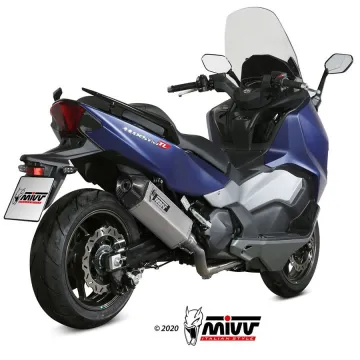 Escape completo MIVV Speed Edge Inox copa Carbono para SYM MaxSym TL 500 2020-2021 - vista 2