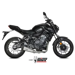 Escape completo MIVV Delta Race Inox copa Carbono para Yamaha MT07 2021-2021 - vista 1 Escape completo MIVV Delta Race Inox copa Carbono para Yamaha MT07 2021-2021 - vista 1