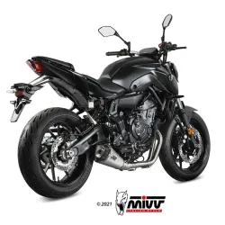 Escape completo MIVV Delta Race Inox copa Carbono para Yamaha MT07 2021-2021 - vista 2 Escape completo MIVV Delta Race Inox copa Carbono para Yamaha MT07 2021-2021 - vista 2